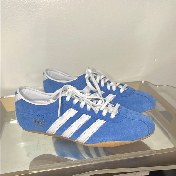 adidas Originals Shoes - Adidas Blue and White Tokyo Sneakers